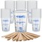 10 oz. (300ml) Graduated Plastic Mixing Cups - Box of 50 with 50 Mixing Sticks - Disposable Plastic Measuring Cups for Liquids, Paints, Resin, Epoxy, Art, Kitchen - Ratios 2-1, 3-1, 4-1 ML